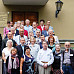 Участники и посетители Всероссийского конгресса экслибриса после пресс-конференции и экскурсии по выставкам книжного знака, 2013 год