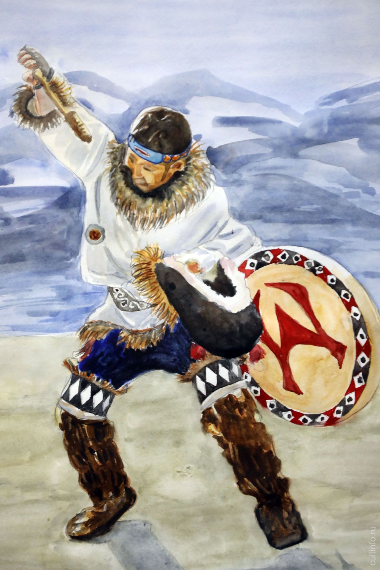 Ольга Павлова. Шаман. Из серии Праздник народов Севера