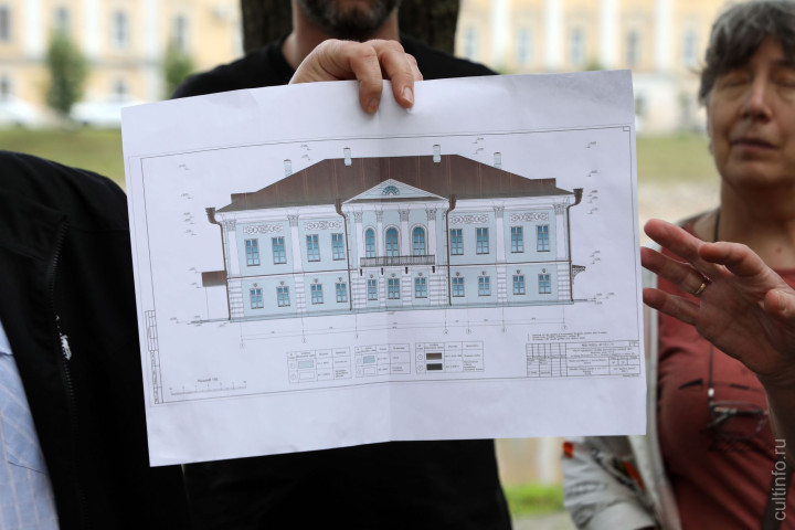 Фасад дома Варакина в проекте