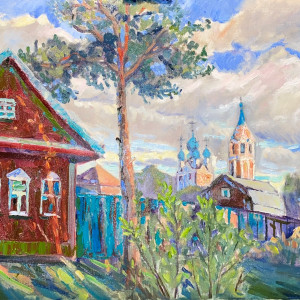 Юлия Антонова. Вид на Казанскую с улицы Гагарина. 2025