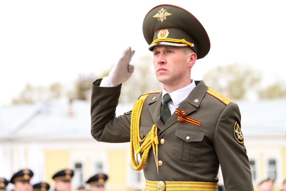 В Вологде прошел парад войск Вологодского гарнизона, посвященный 79-й годовщине Победы 