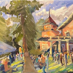 Юлия Антонова. Ярмарка в Даниловском. Совместная работа с детьми на «Усадебных варениях». 2025 