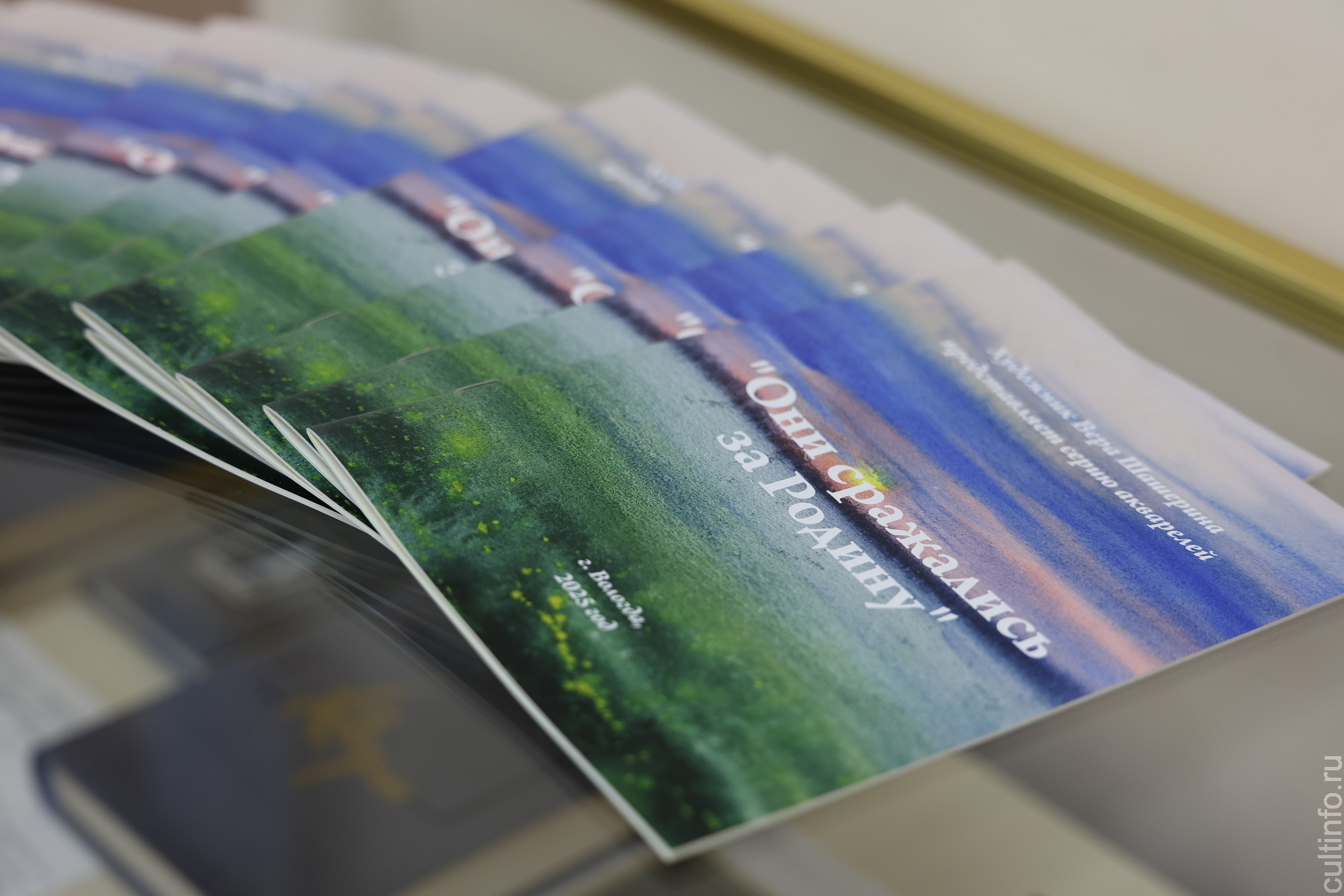 Серию акварельных работ о войне по произведениям советских авторов представила Вера Шашерина 