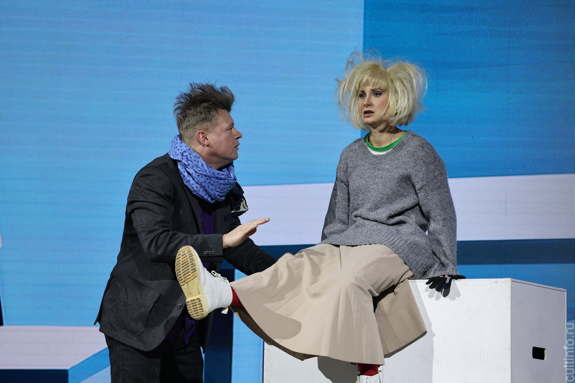 О тонкостях семейных взаимоотношений рассказывает новый спектакль «Свободные отношения» Дарьи Сахновской и Виктора Харжавина 