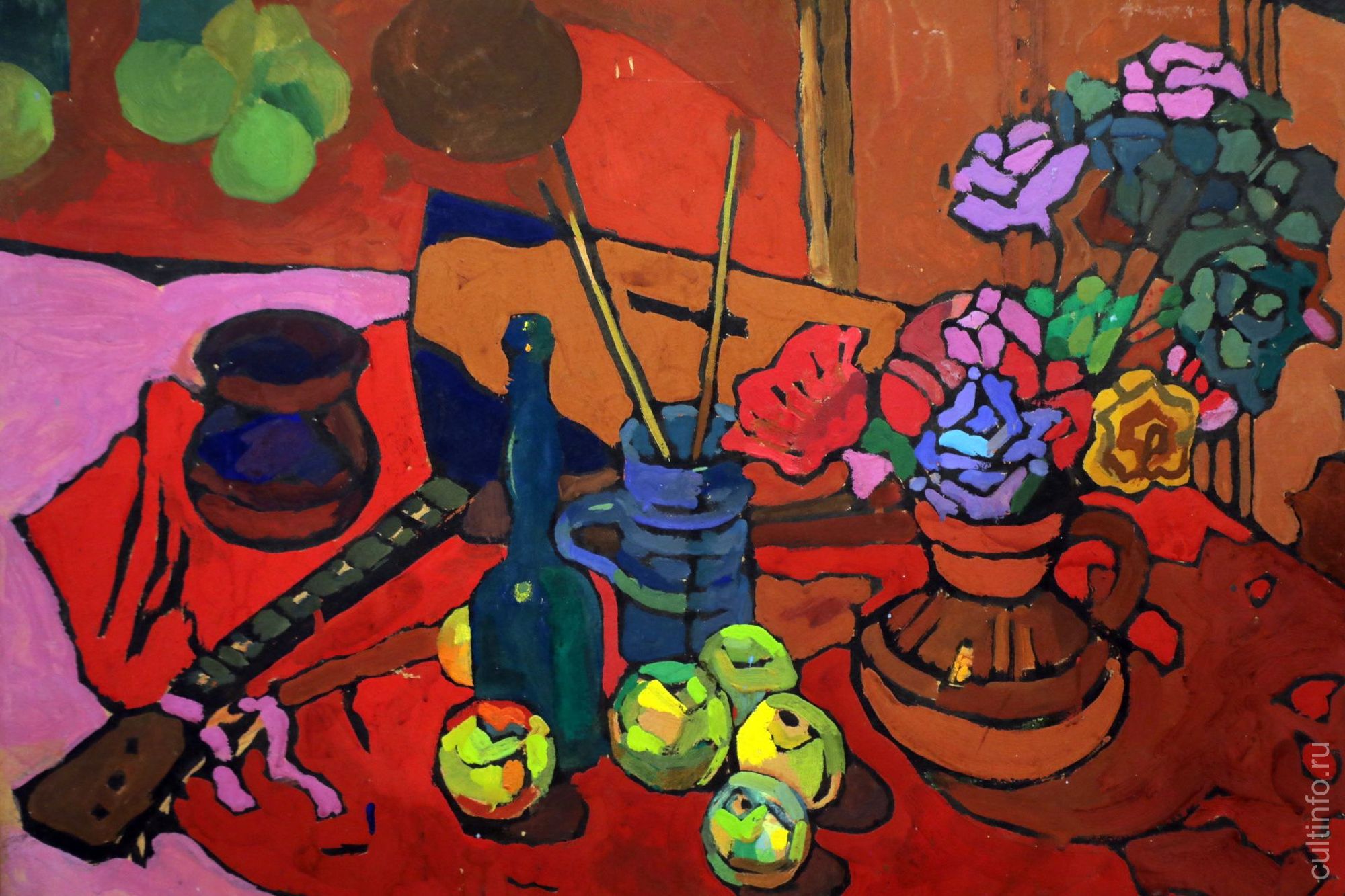 Натюрморт с балалайкой. 1973