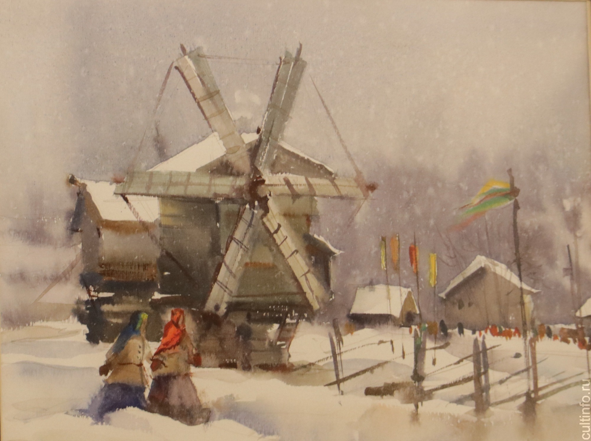 Традиции и новаторство акварели череповецкого художника Любови Борисовой представлены в Шаламовском доме