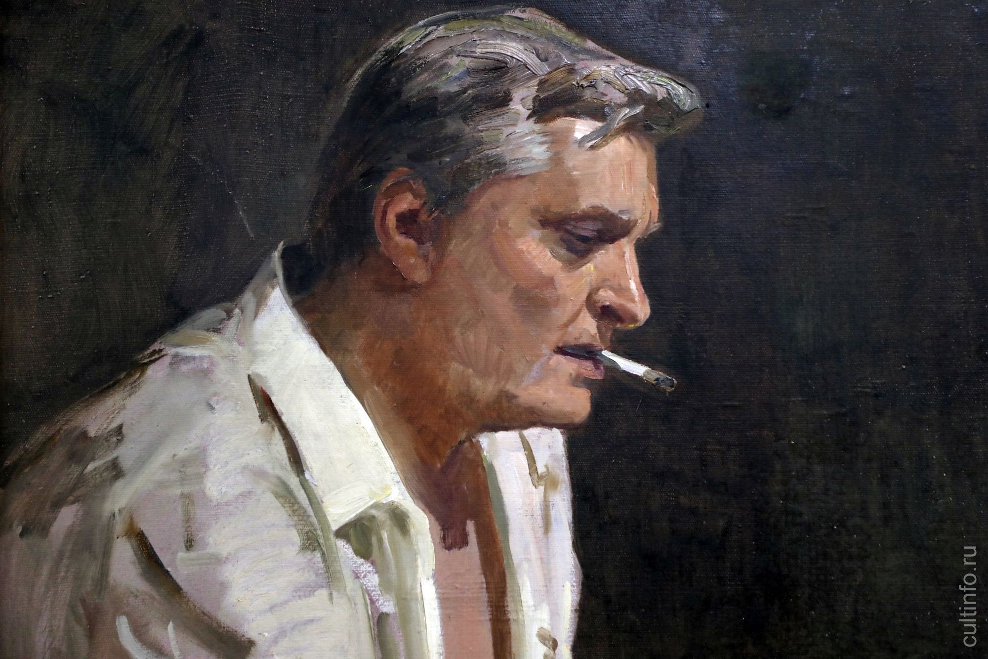 Анатолий Левитин. Народный артист СССР О.В. Басилашвили. 1984