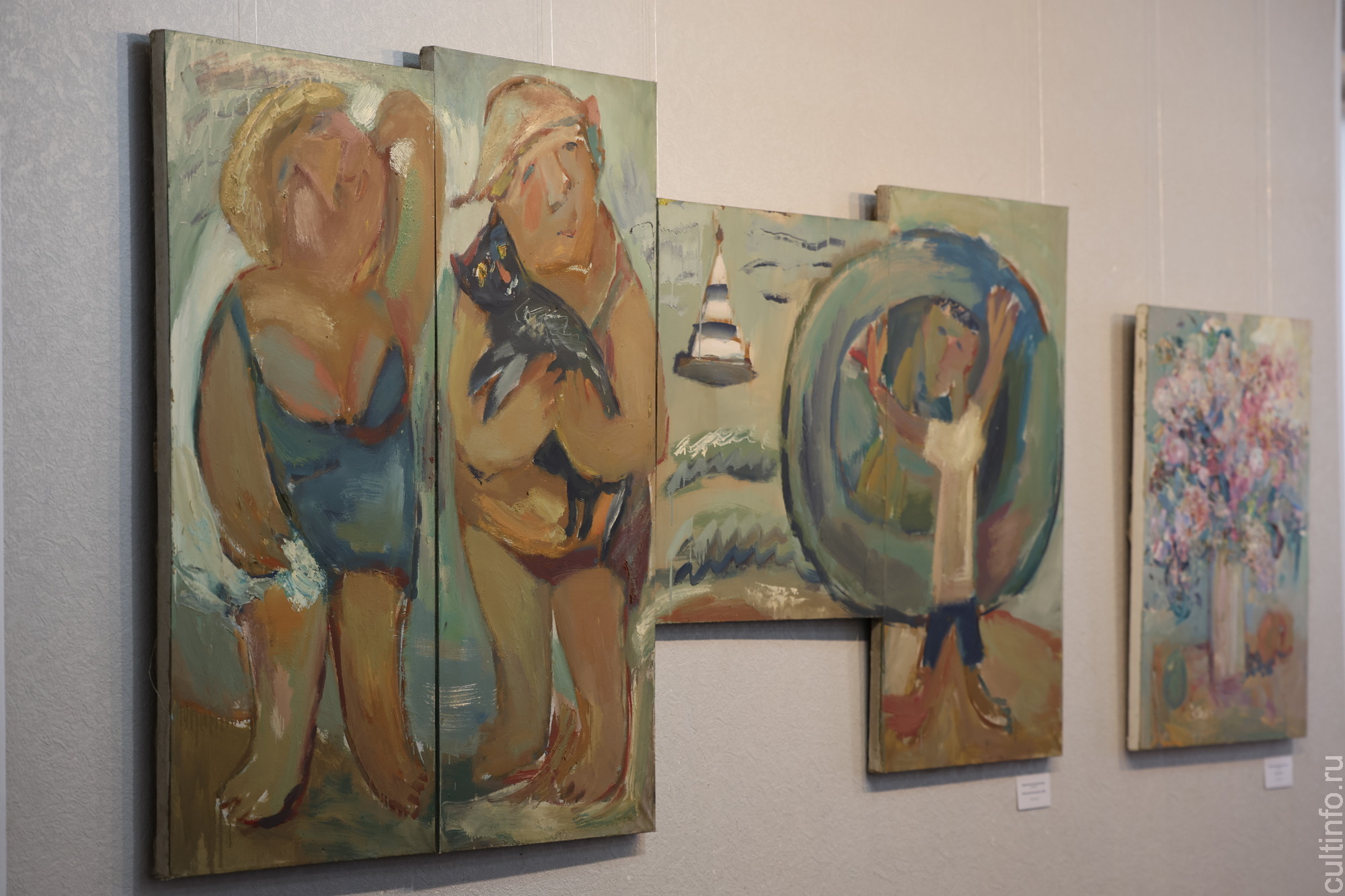 Творчество Сергея и Наталии Лаврентьевых представлено на юбилейной для художников выставке «Он и Она» в Доме Корбакова 