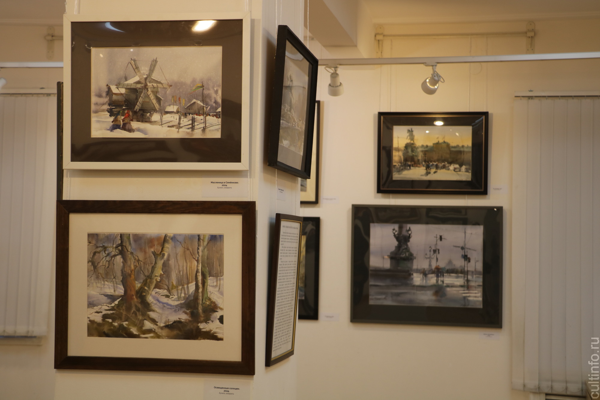 Традиции и новаторство акварели череповецкого художника Любови Борисовой представлены в Шаламовском доме