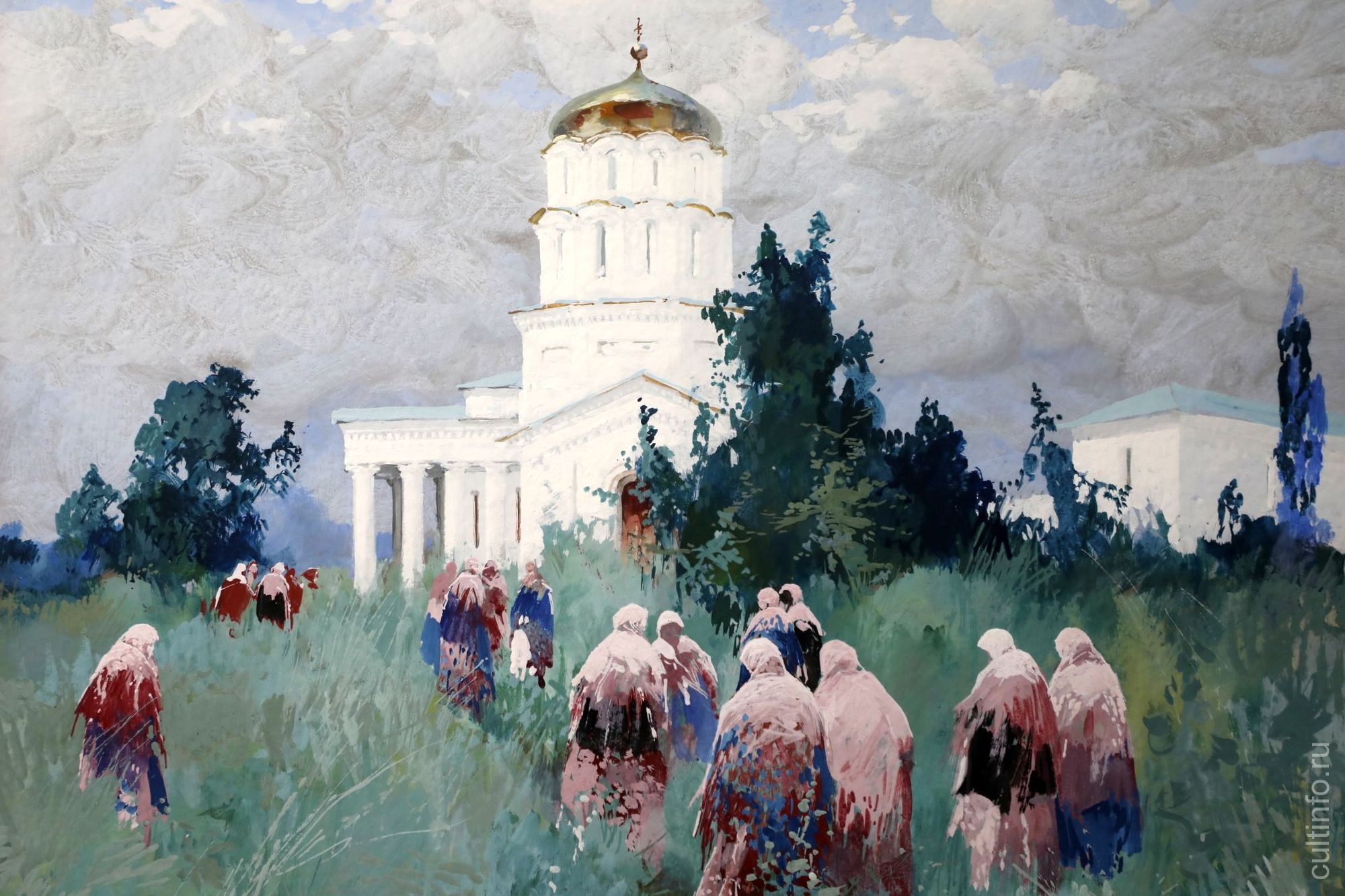 Степан Колесников. Праздничная служба. 1930-е -1940-е