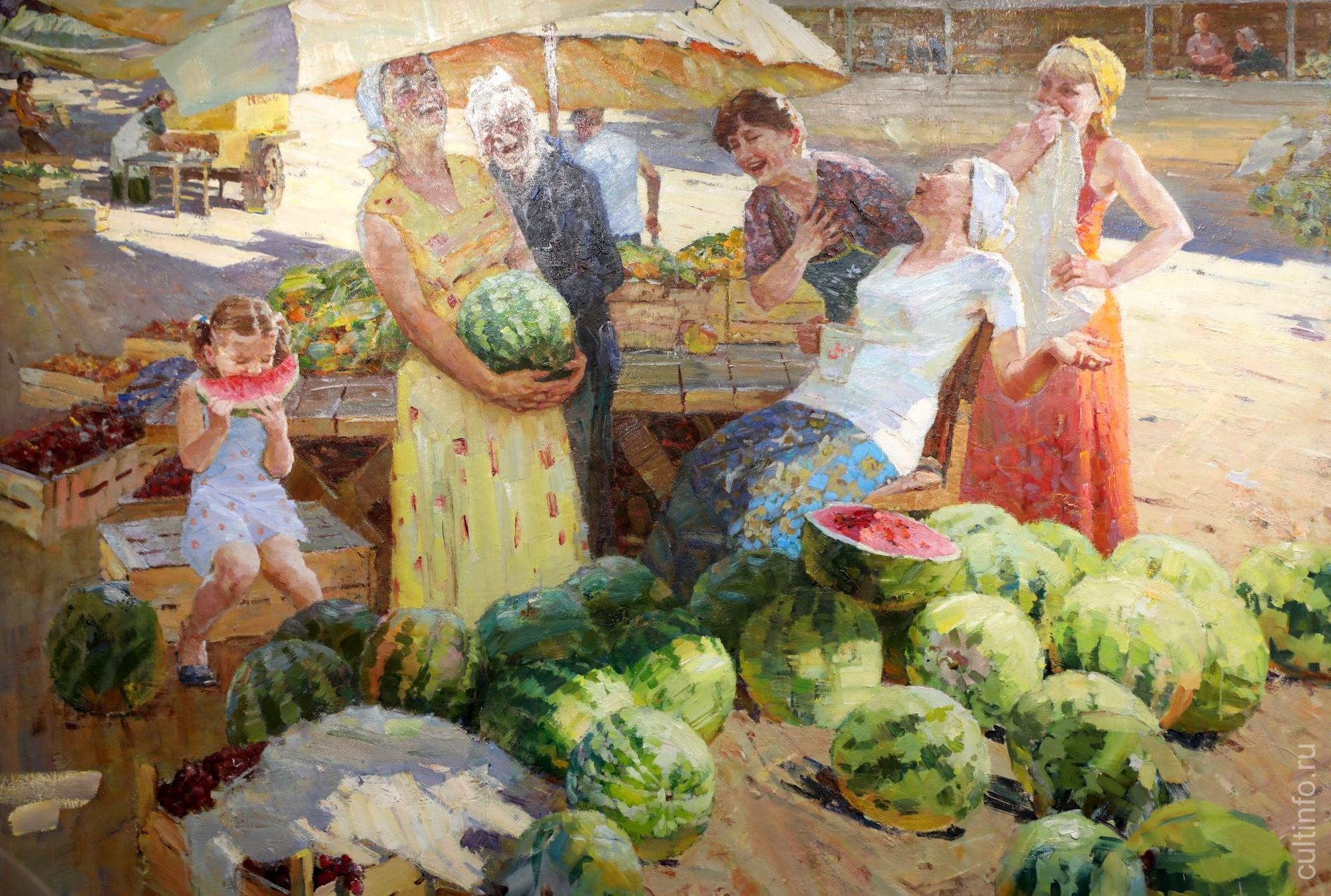 Олег Теняев. Продавцы арбузов. 2015