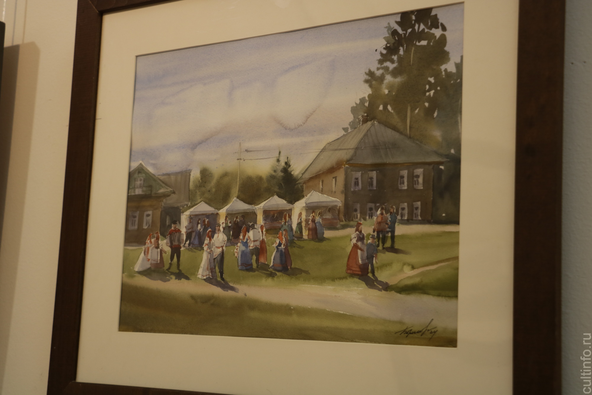 Традиции и новаторство акварели череповецкого художника Любови Борисовой представлены в Шаламовском доме