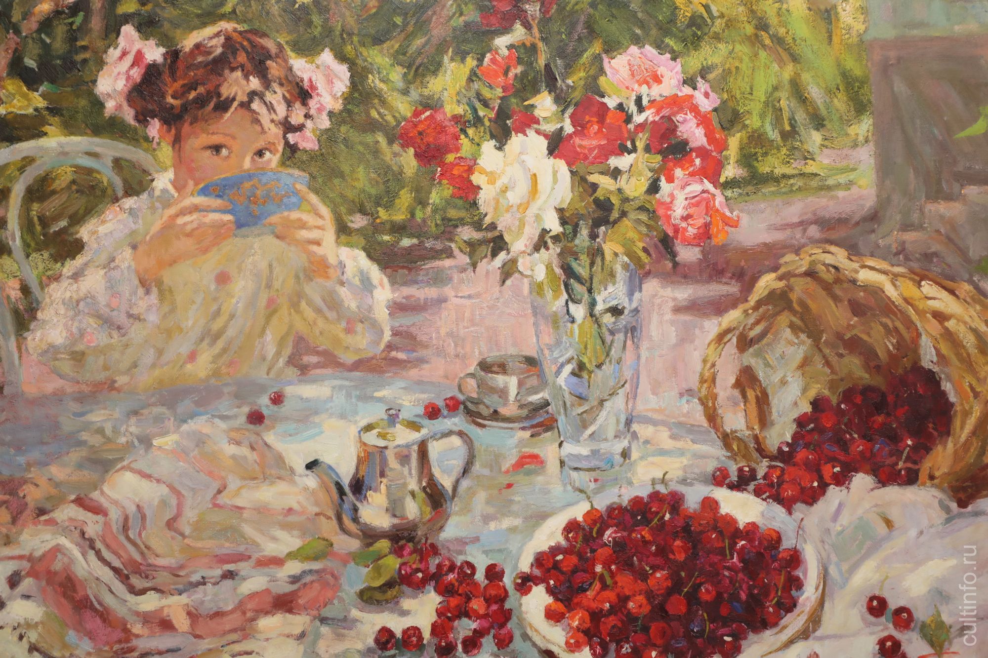 Геннадий Бернадский. Голубая чашка. 2009
