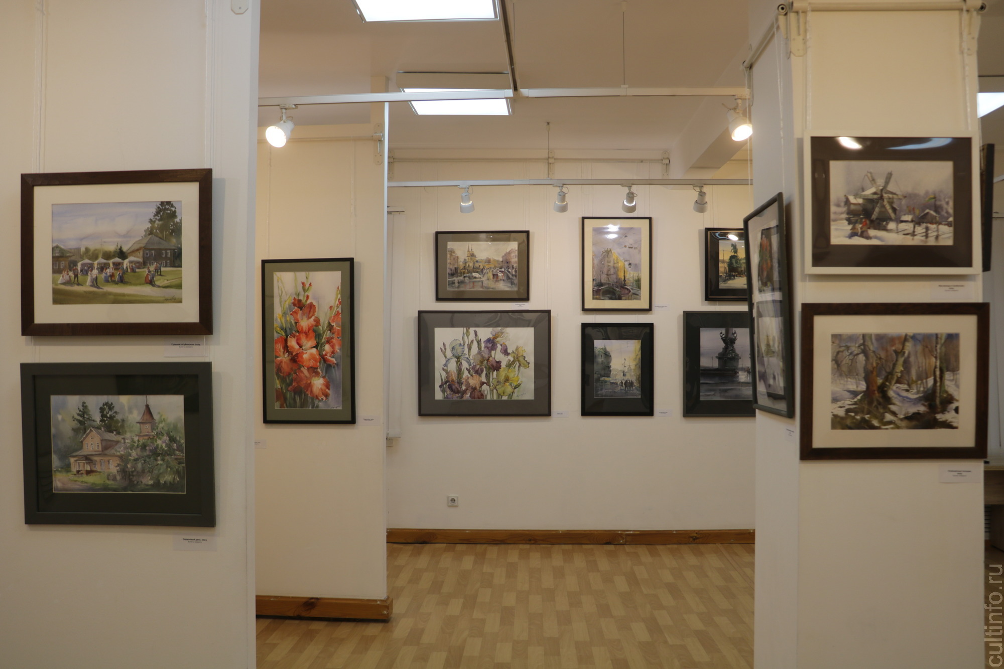 Традиции и новаторство акварели череповецкого художника Любови Борисовой представлены в Шаламовском доме